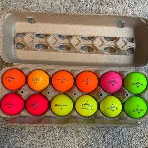 12 Neon Golf Balls